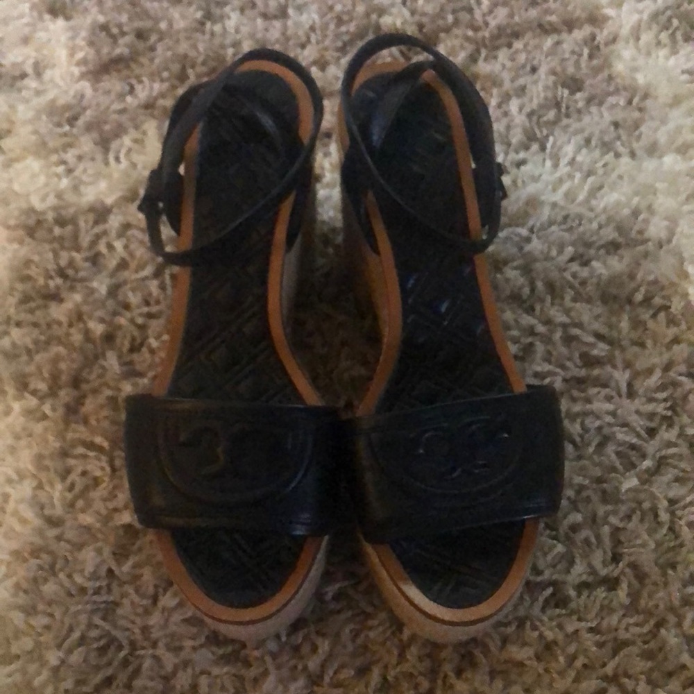 Tory Burch Fleming Espadrilles black size 10